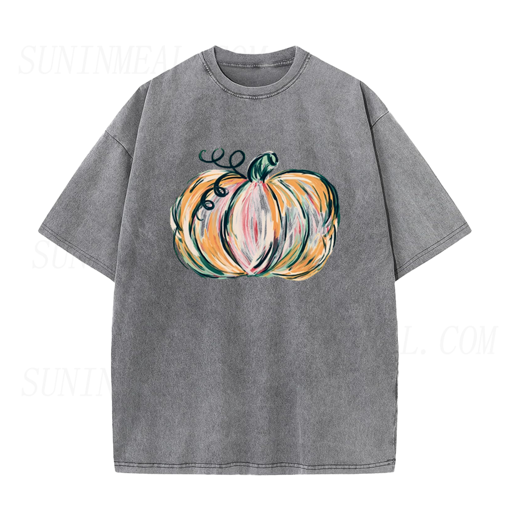 Watercolor Pumpkin Unisex Tee