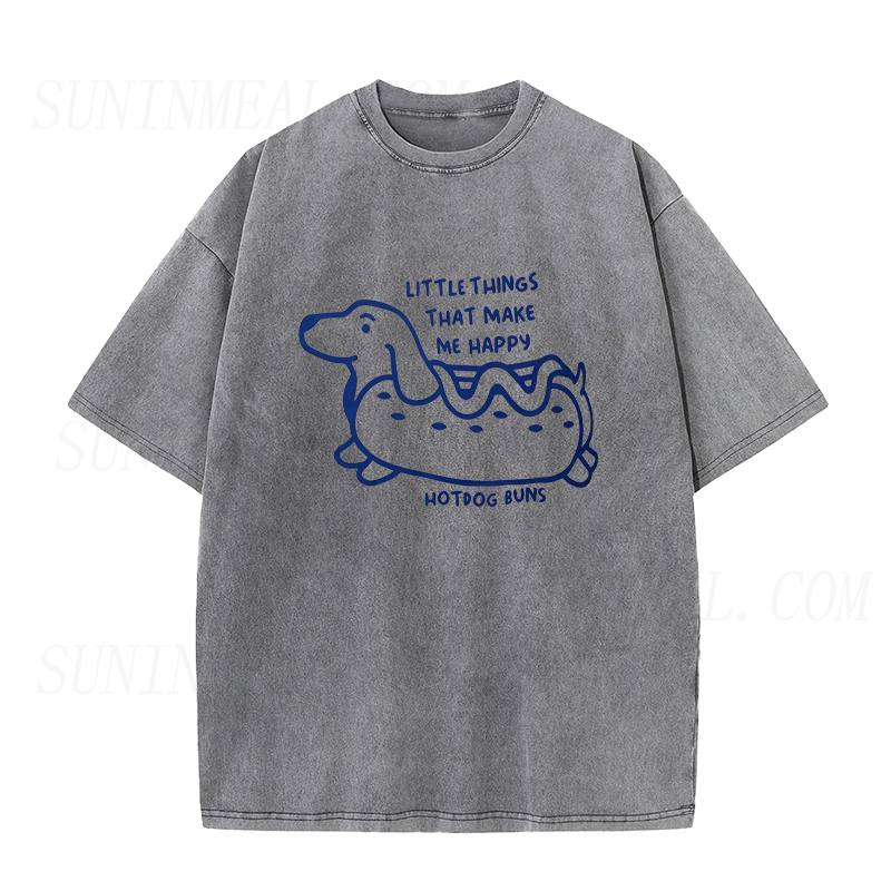 Little Things That Make Me Happy Hotdog Unisex Tee