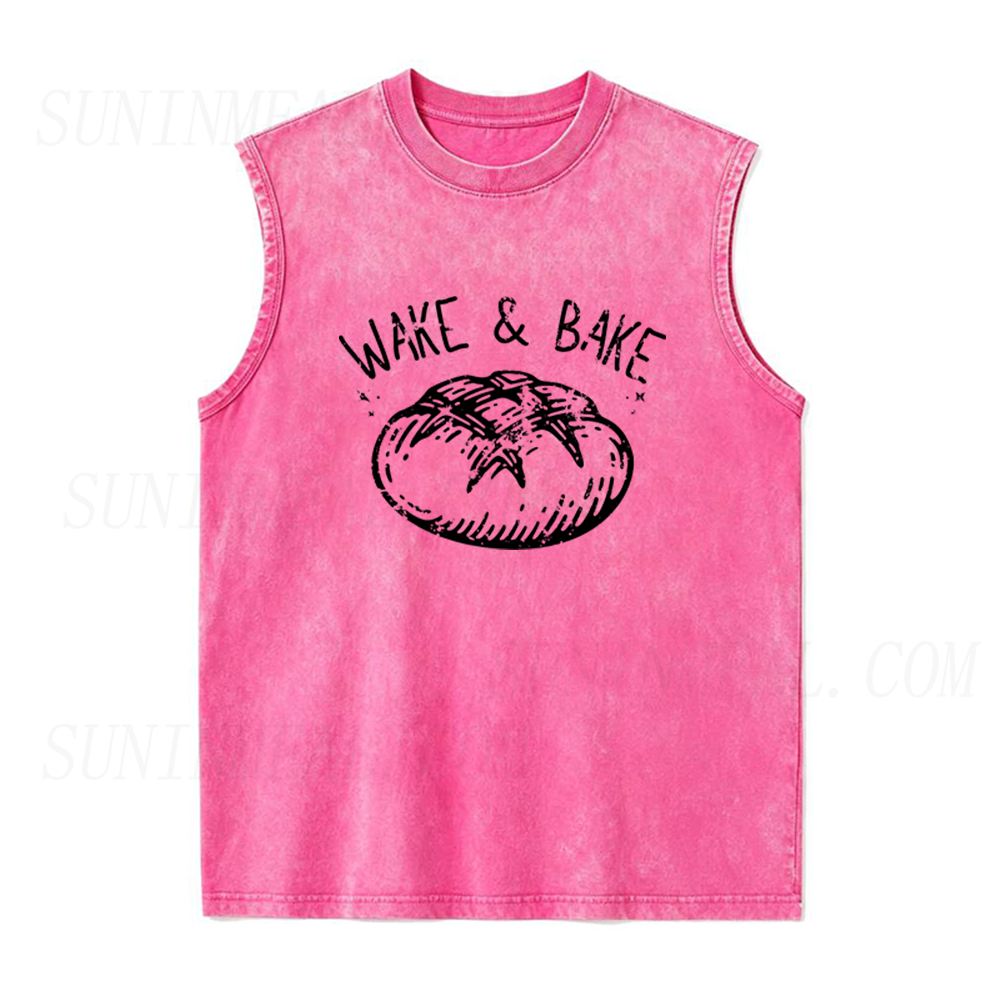 Wake and Bake Unisex Tank Top