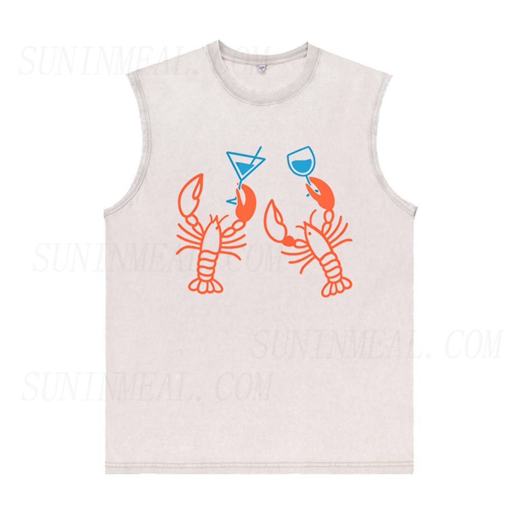 Martini Lobster Unisex Tank Top