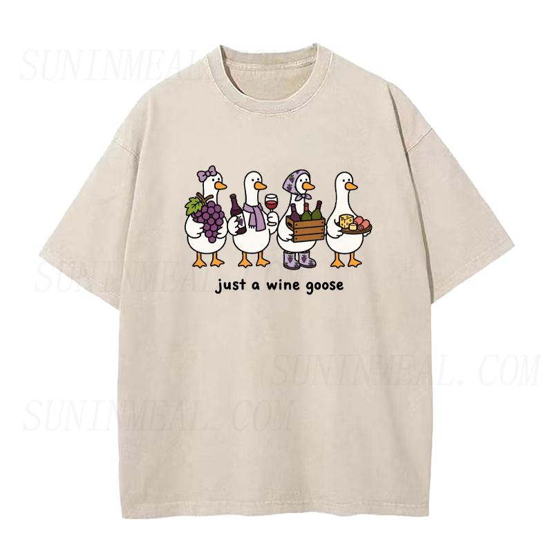 Just A Wine Goose Unisex Tee