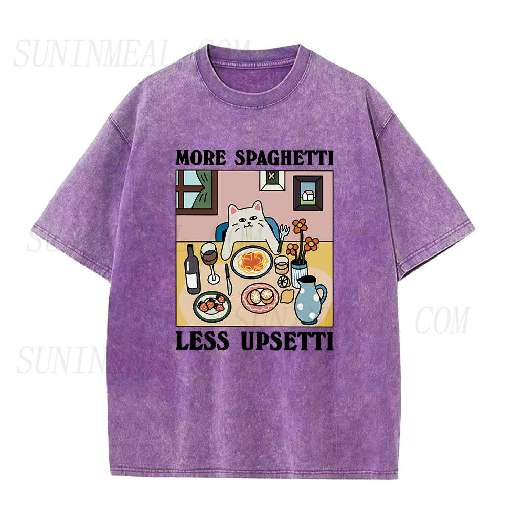 More Spaghetti Less Upsetti Unisex Tee