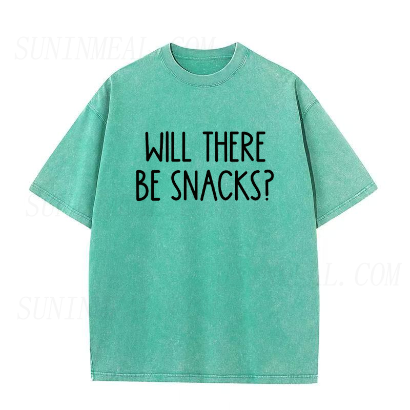 Will There Be Snacks Unisex Tee