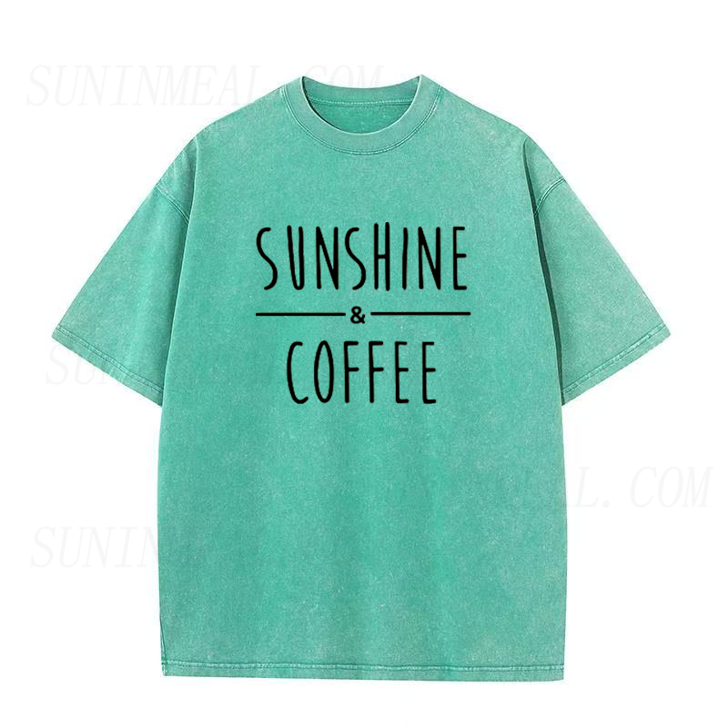 Sunshine And Coffee Unisex Tee