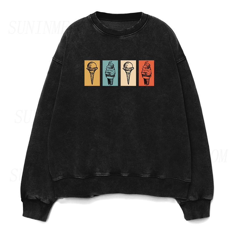 Retro Ice Cream Unisex Crewneck Sweatshirt