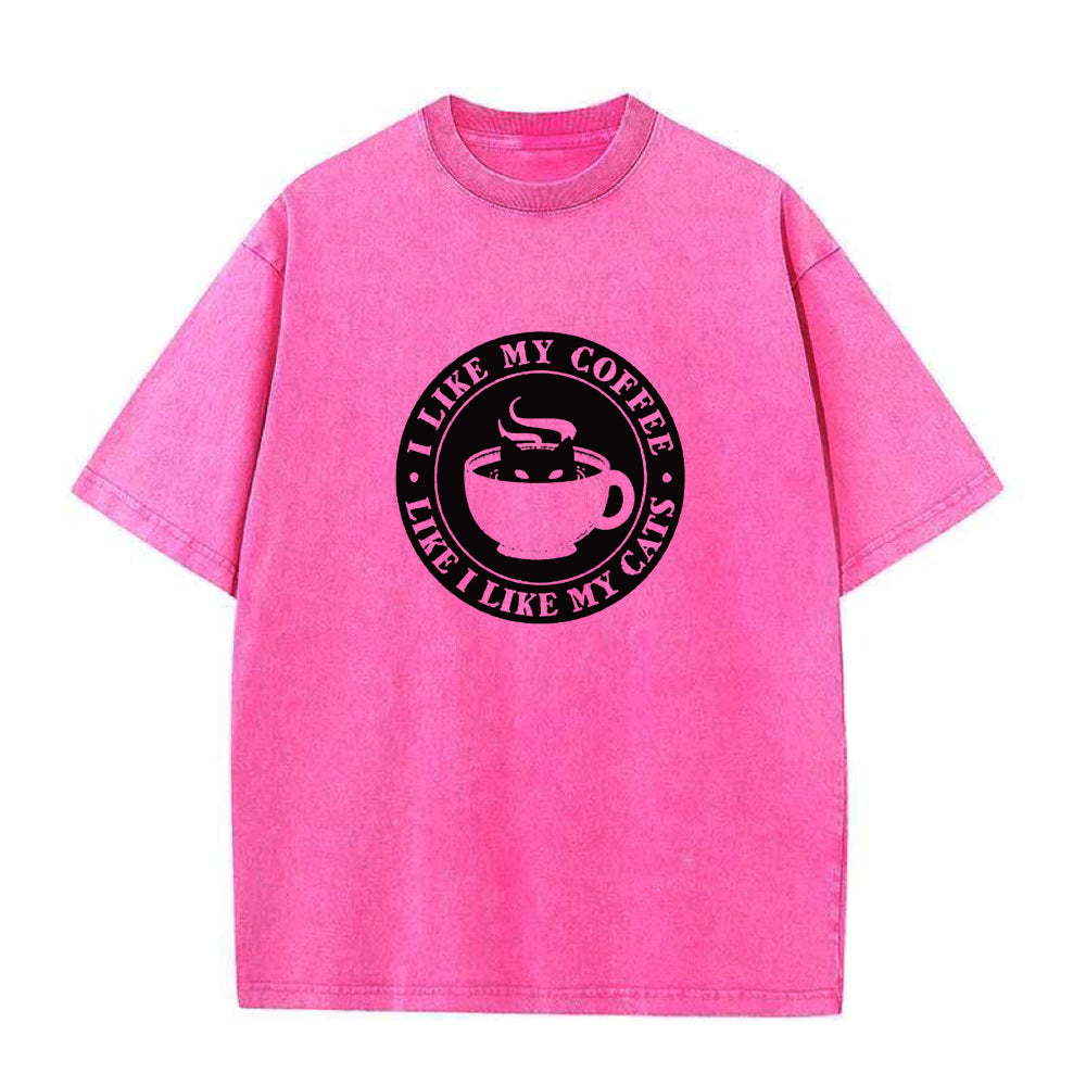 I like my coffee like I like my cat Unisex Tee