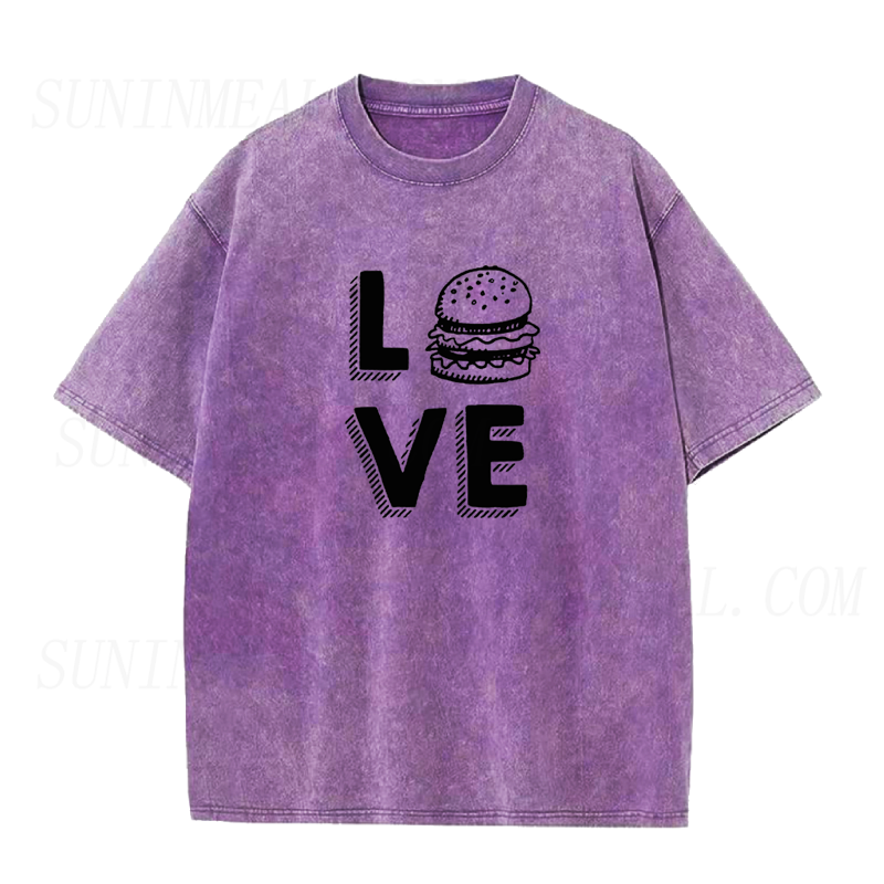Love Hamburger Unisex Tee