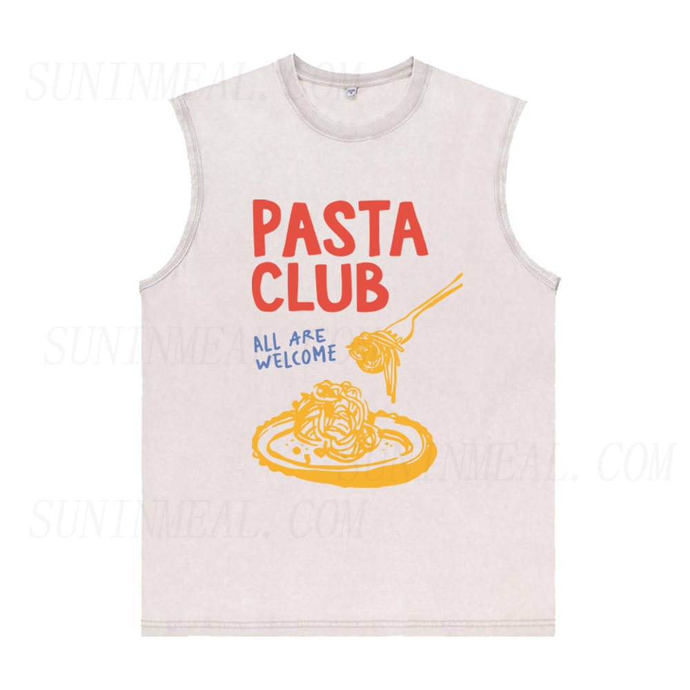 Pasta Club Unisex Tank Top