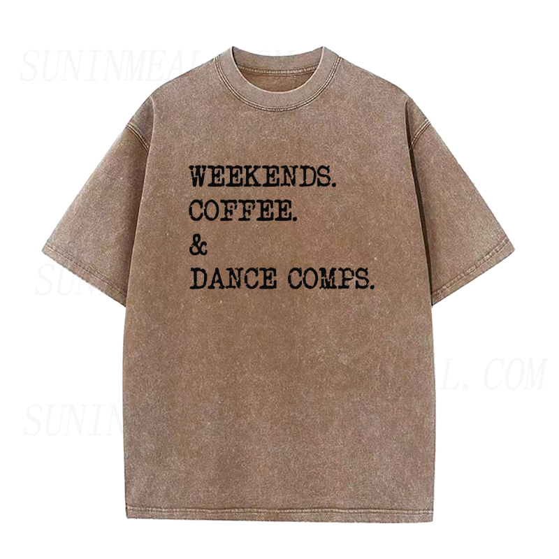 Weekends Coffee and Dance Comps Unisex Tee