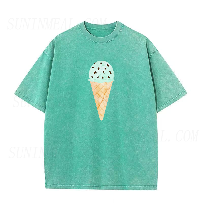 Mint Chocolate Chip Ice Cream Unisex Tee
