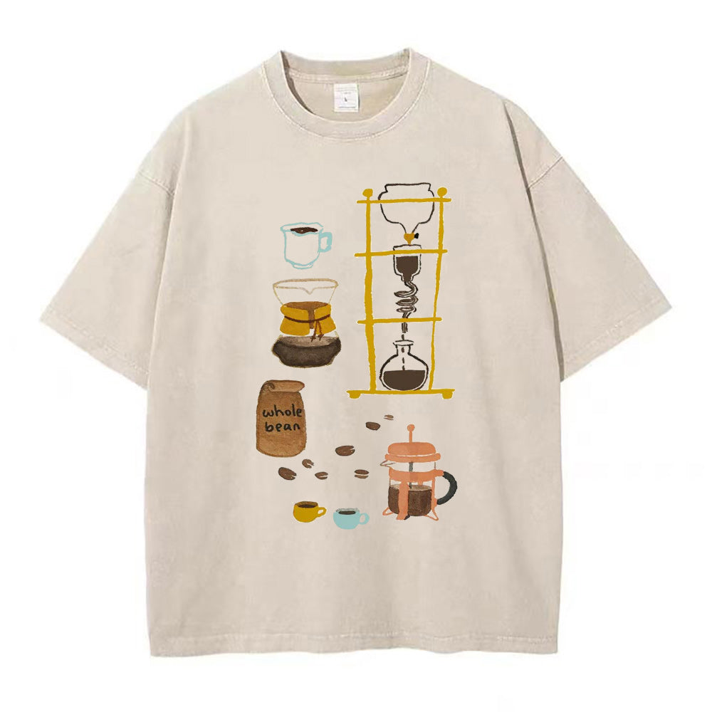 whole bean siphon pour over chemex Unisex Tee