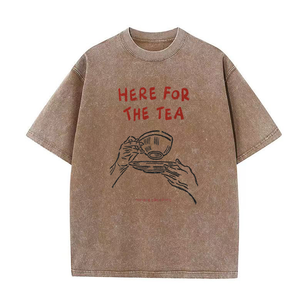here for the tea Unisex Tee
