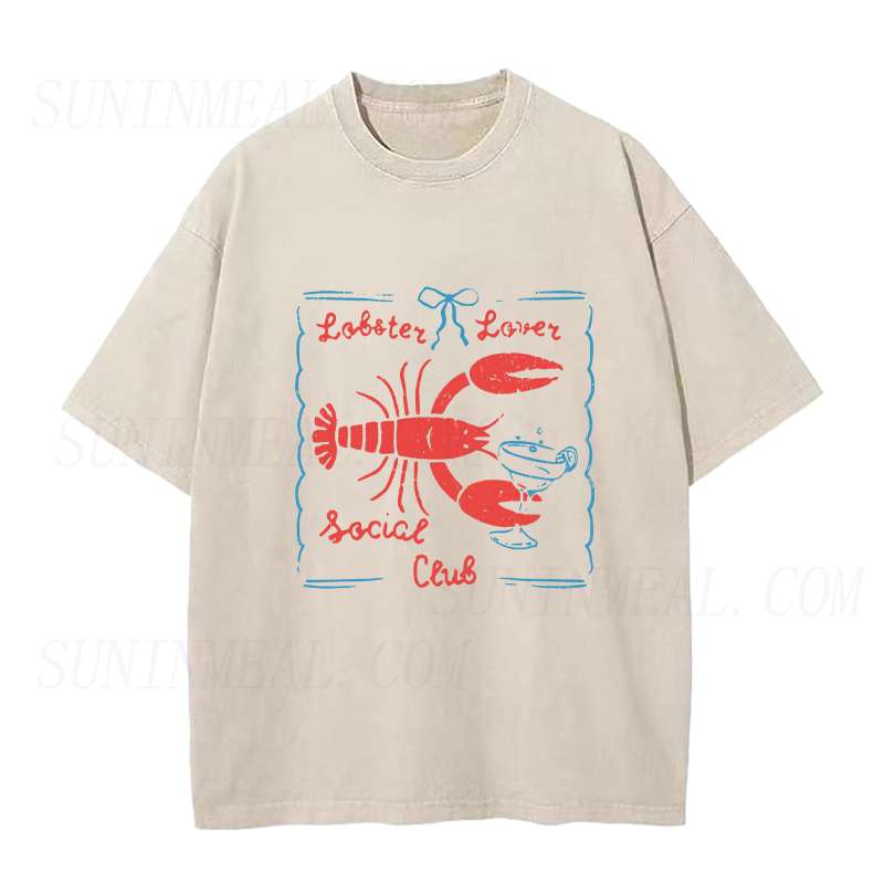 Coquette Lobster Lover Martini Unisex Tee