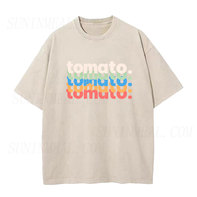 Retro Multi Color Tomato Unisex Tee