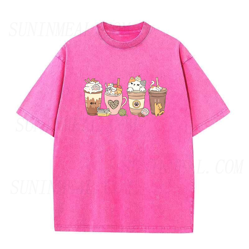 Cat Coffee Unisex Tee