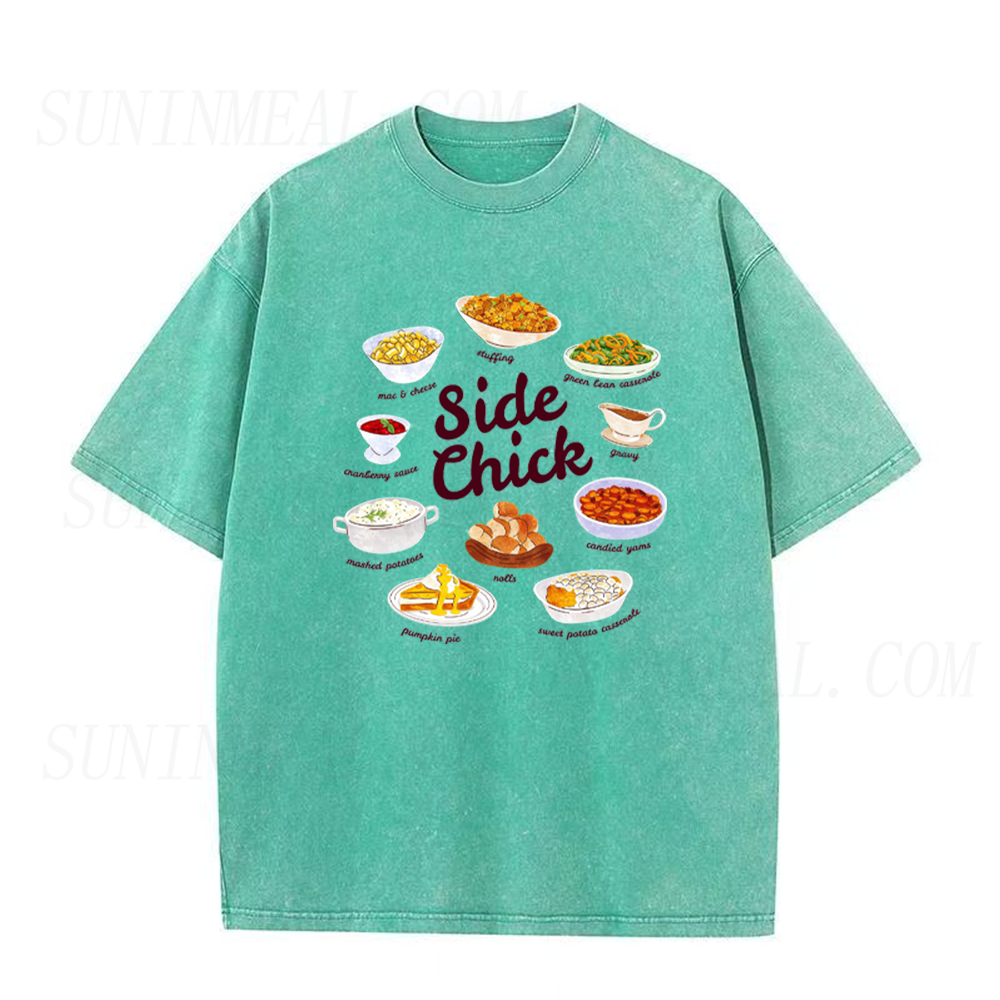 Funny Thanksgiving Side Chick Unisex Tee