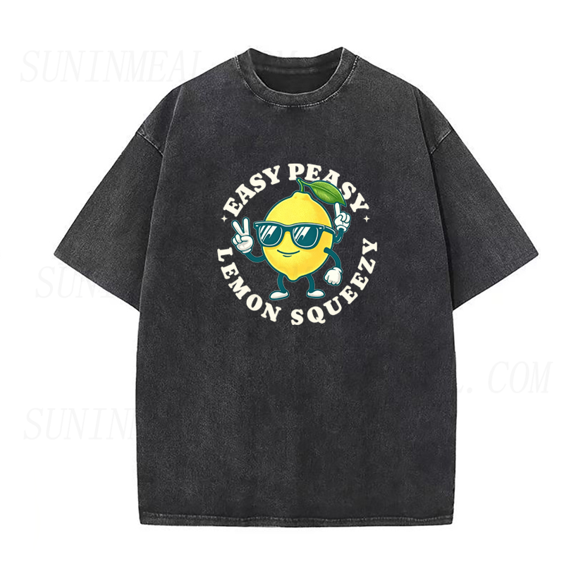 Vintage Easy Peasy Lemon Squeezy Unisex Tee