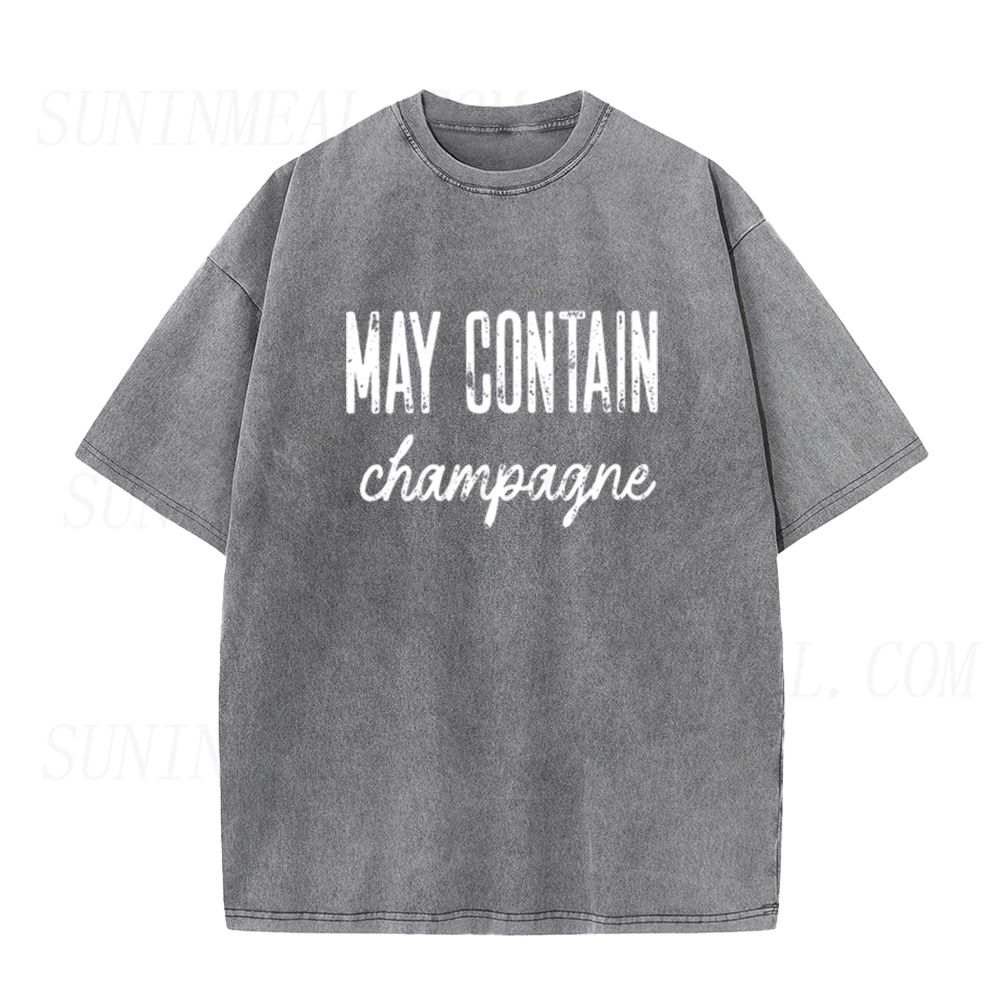 May Contain Champagne Unisex Tee
