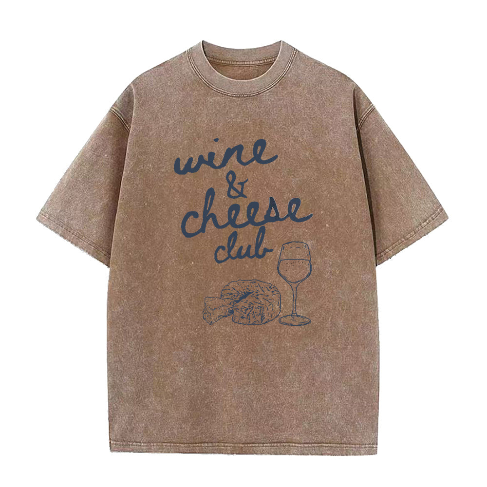 Wine Cheese Club Unisex Tee