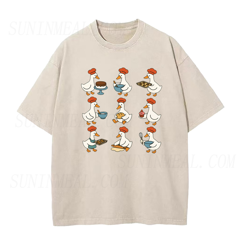Cute Goose Baking Tee