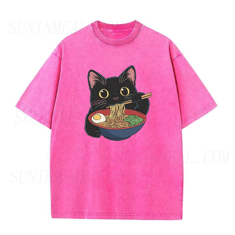 Cute Ramen Cat Unisex Tee