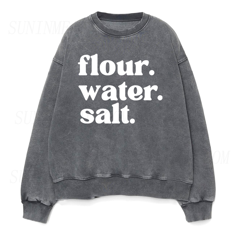 Flour Water Salt Sourdough Unisex Crewneck Sweatshirt