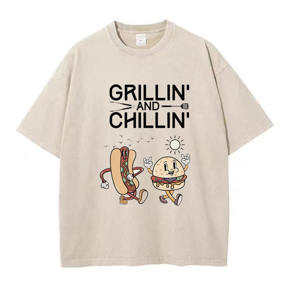 Grillin And Chillin unisex Tee
