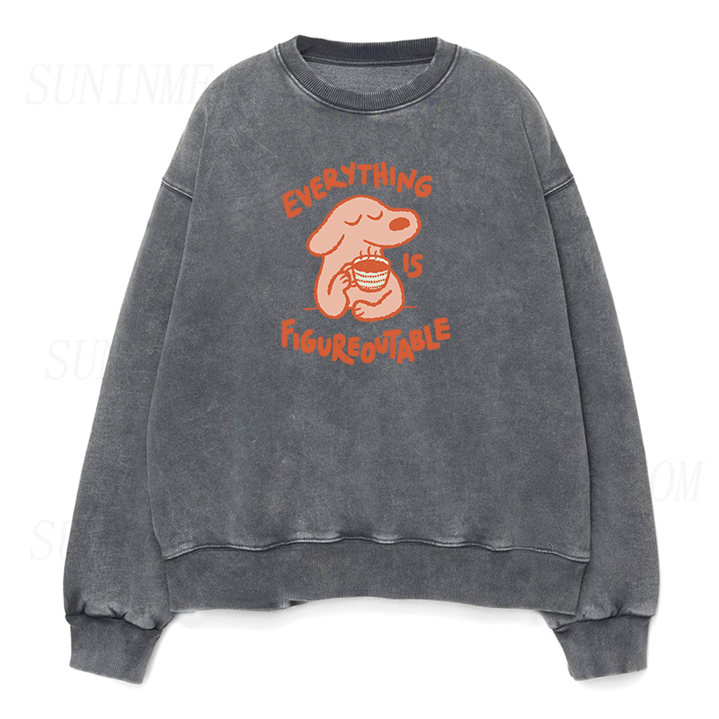 Everything Is Figureoutable Unisex Crewneck Sweatshirt