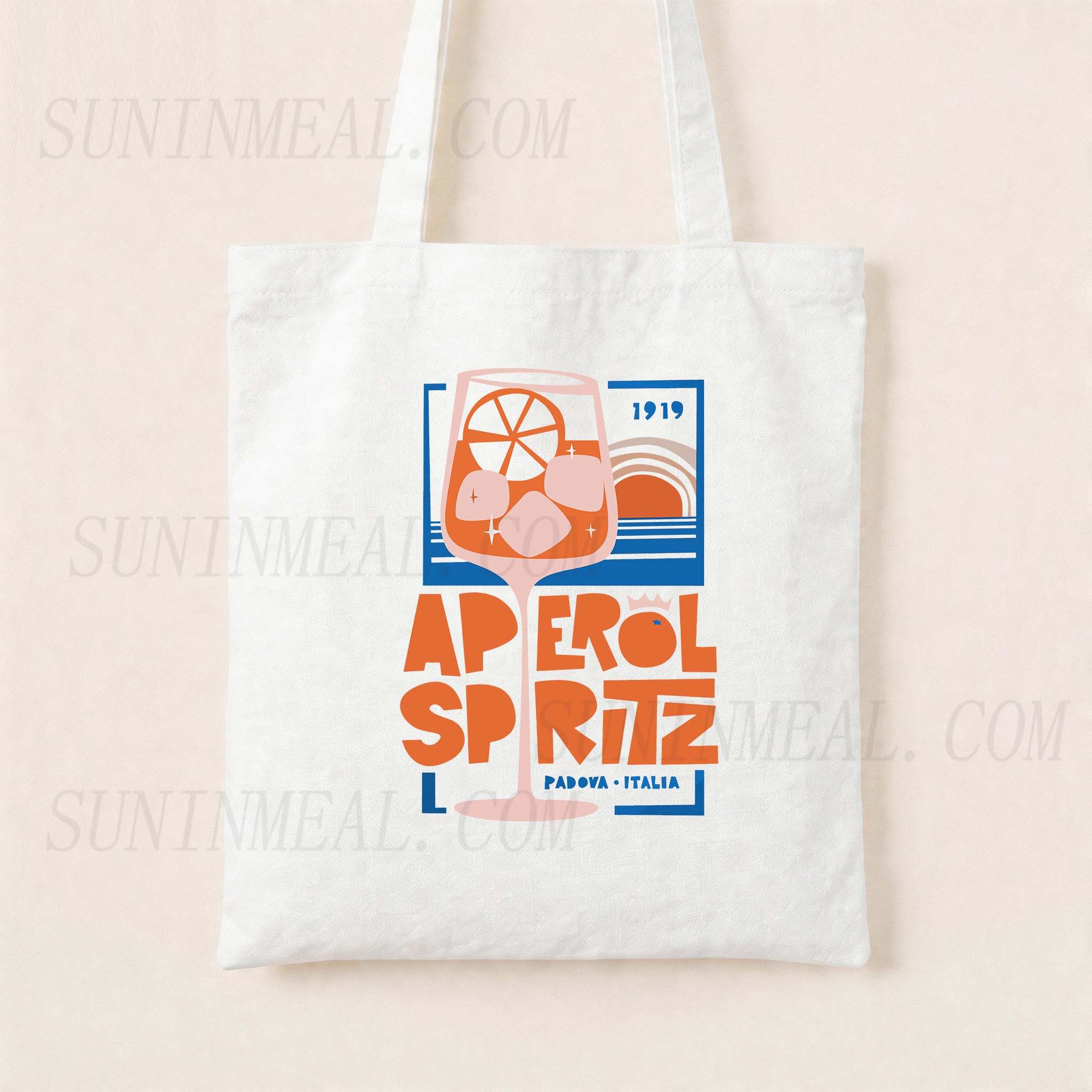 Aperol Spritz Canvas Tote Bag