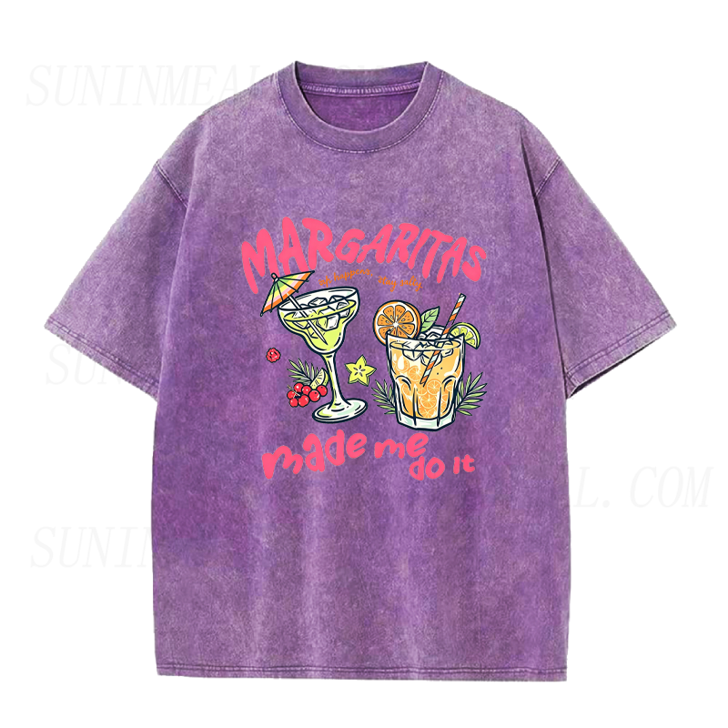 Margaritas Made Me Do It Unisex Tee