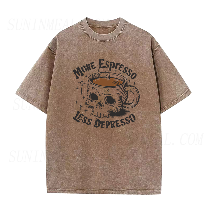 モア・エスプレッソ・レス・デプレッソ ユニセックスTシャツ