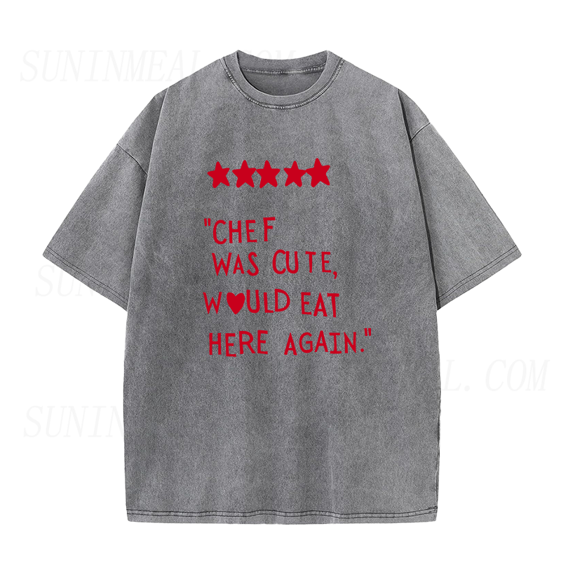 シェフはキュートなユニセックスTシャツ