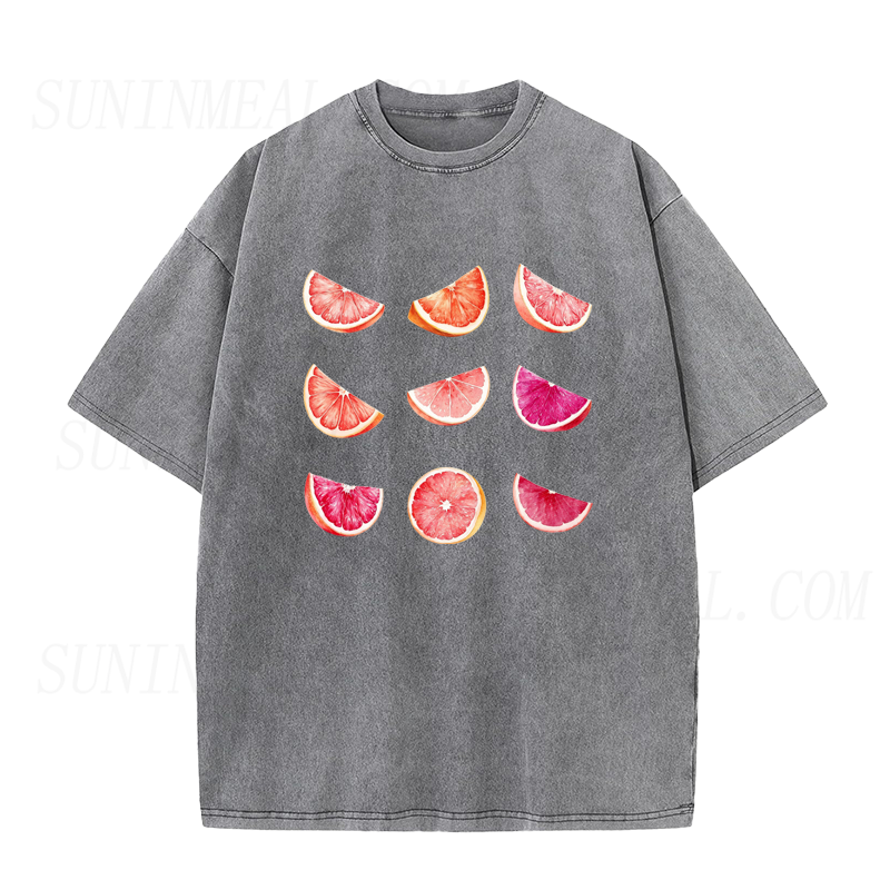 Watercolor Grapefruit Slices Unisex Tee