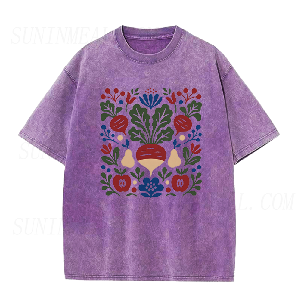 Vintage Beet Pear Apple Unisex Tee