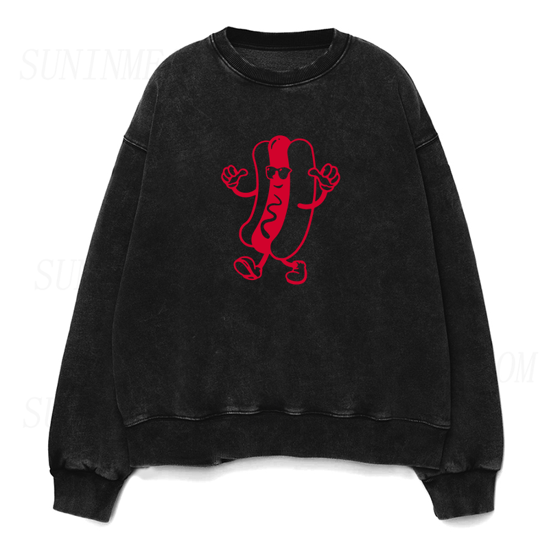 hot dog Unisex Crewneck Sweatshirt