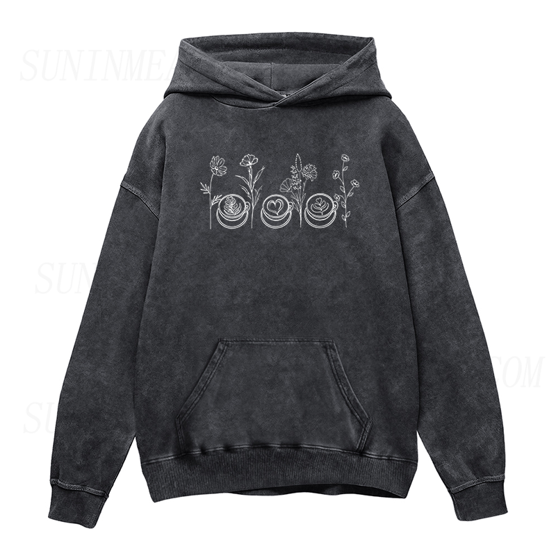 Wildflower Coffee Lover Unisex Hoodie
