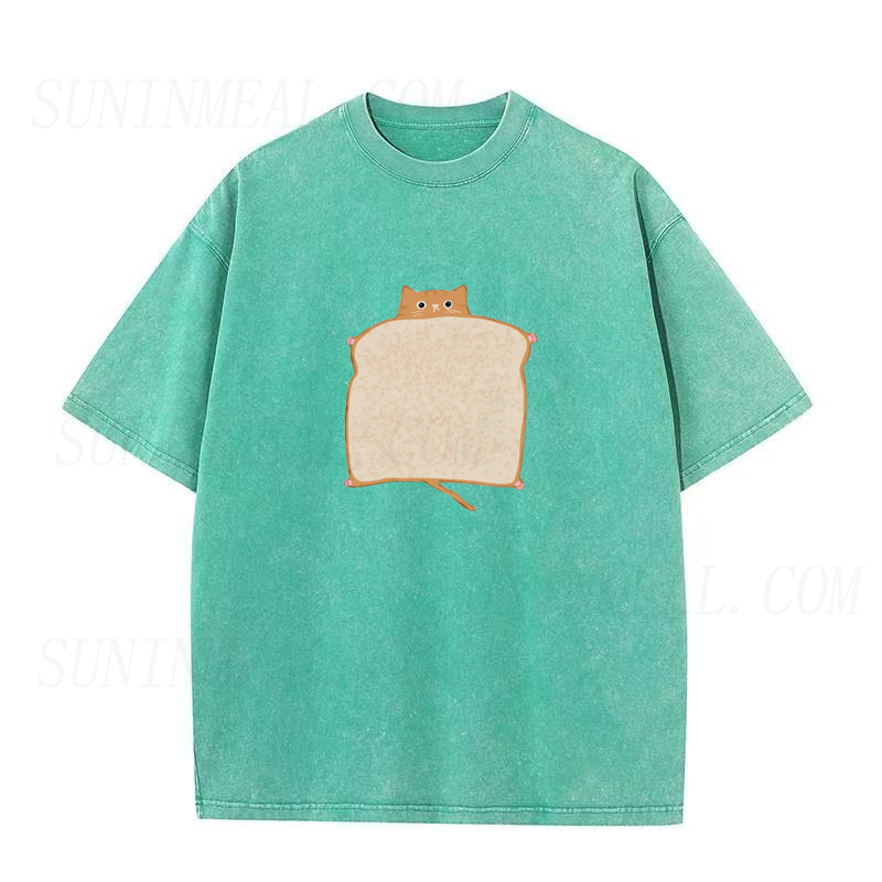 Funny Bread Cat Unisex Tee