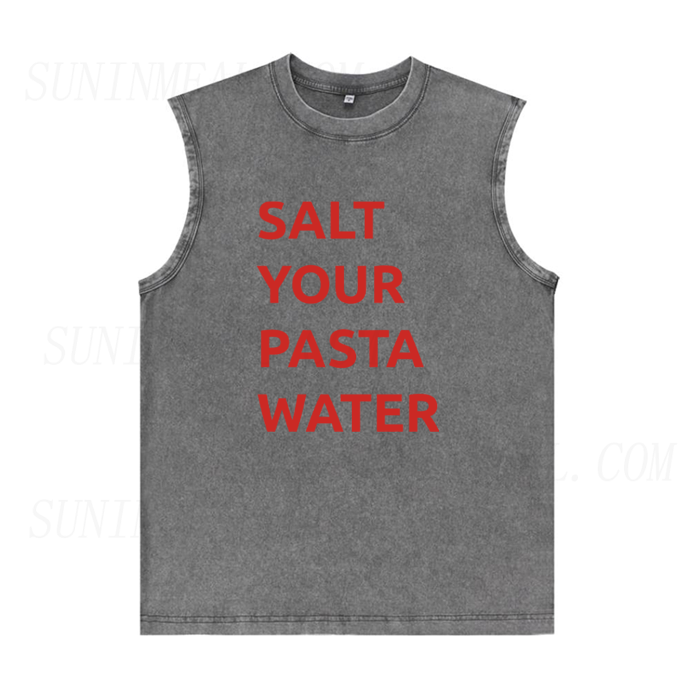 Salt Your Pasta Water Unisex Tank Top