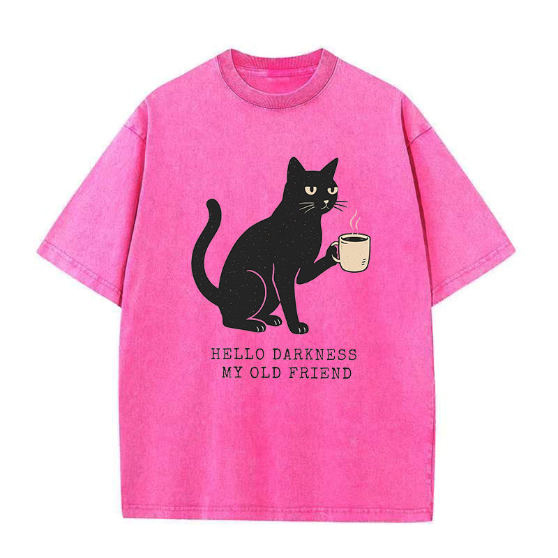 Funny Coffee Cat Unisex Tee