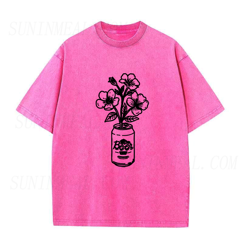 Floral Beer Unisex Tee