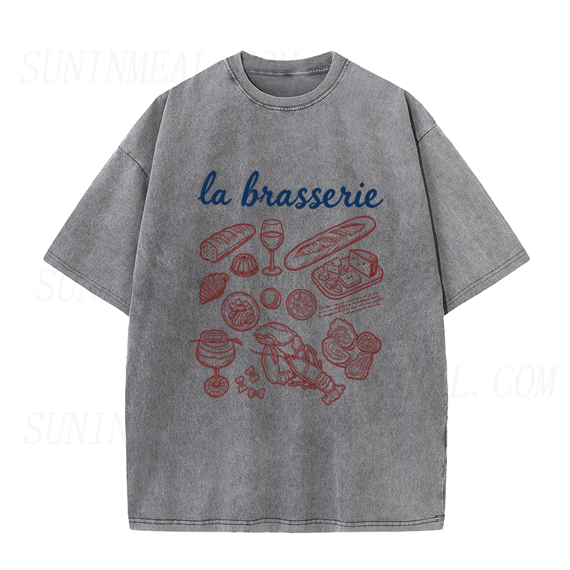 La Brasserie French Food Unisex Tee