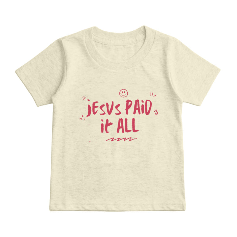 Jesus Paid It All Kids T-Shirt