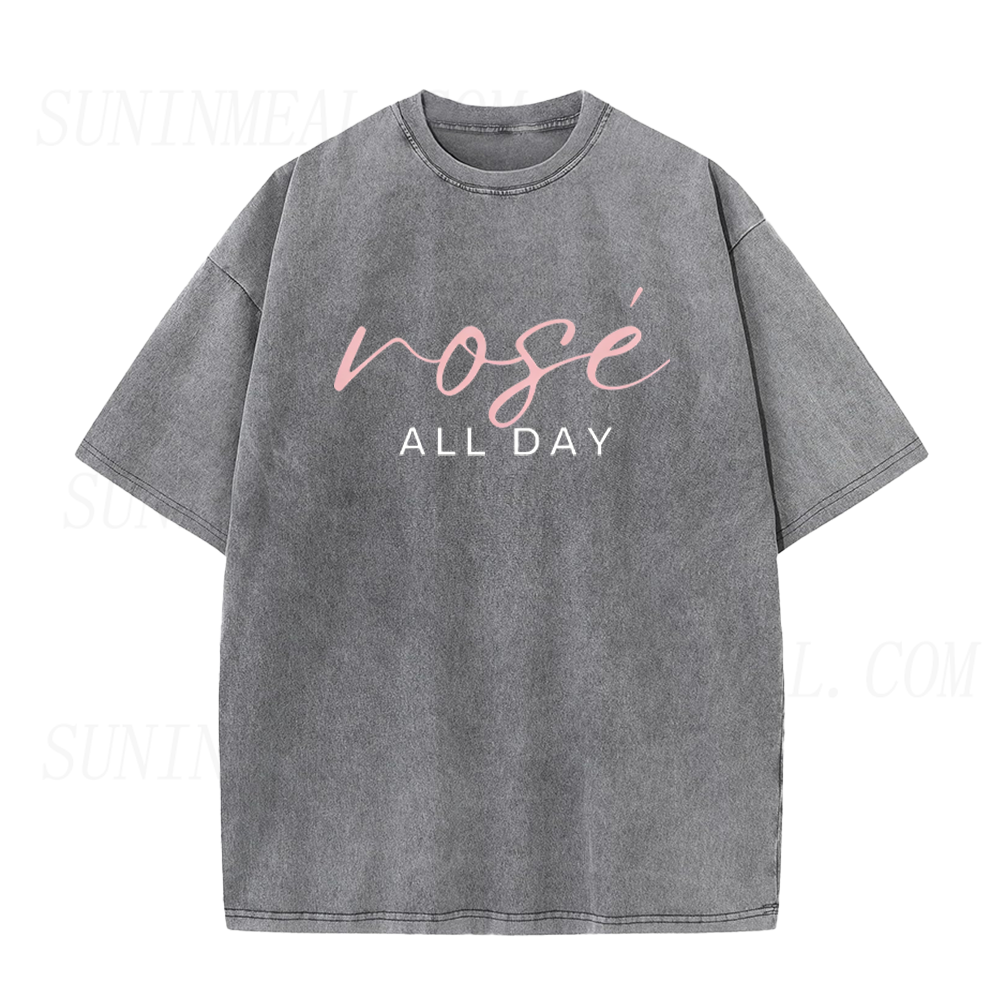 Retro Rosè All Day Unisex Tee