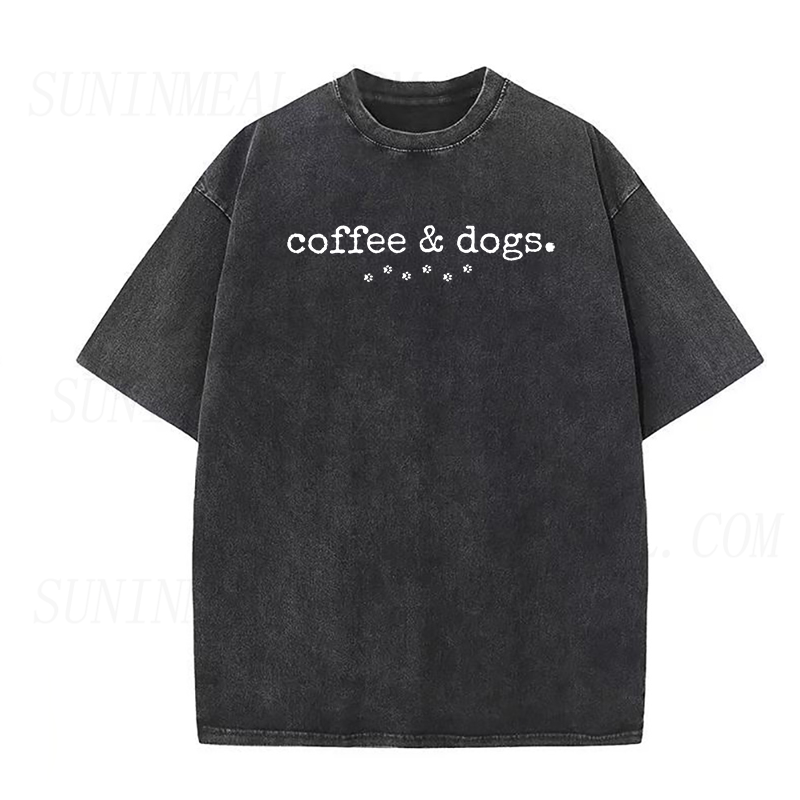 Coffee & Dogs Unisex Tee