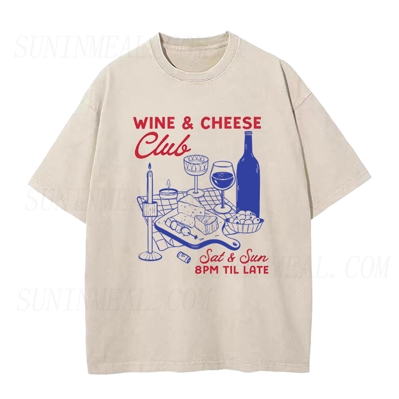 Wine and Cheese Club Unisex Tee