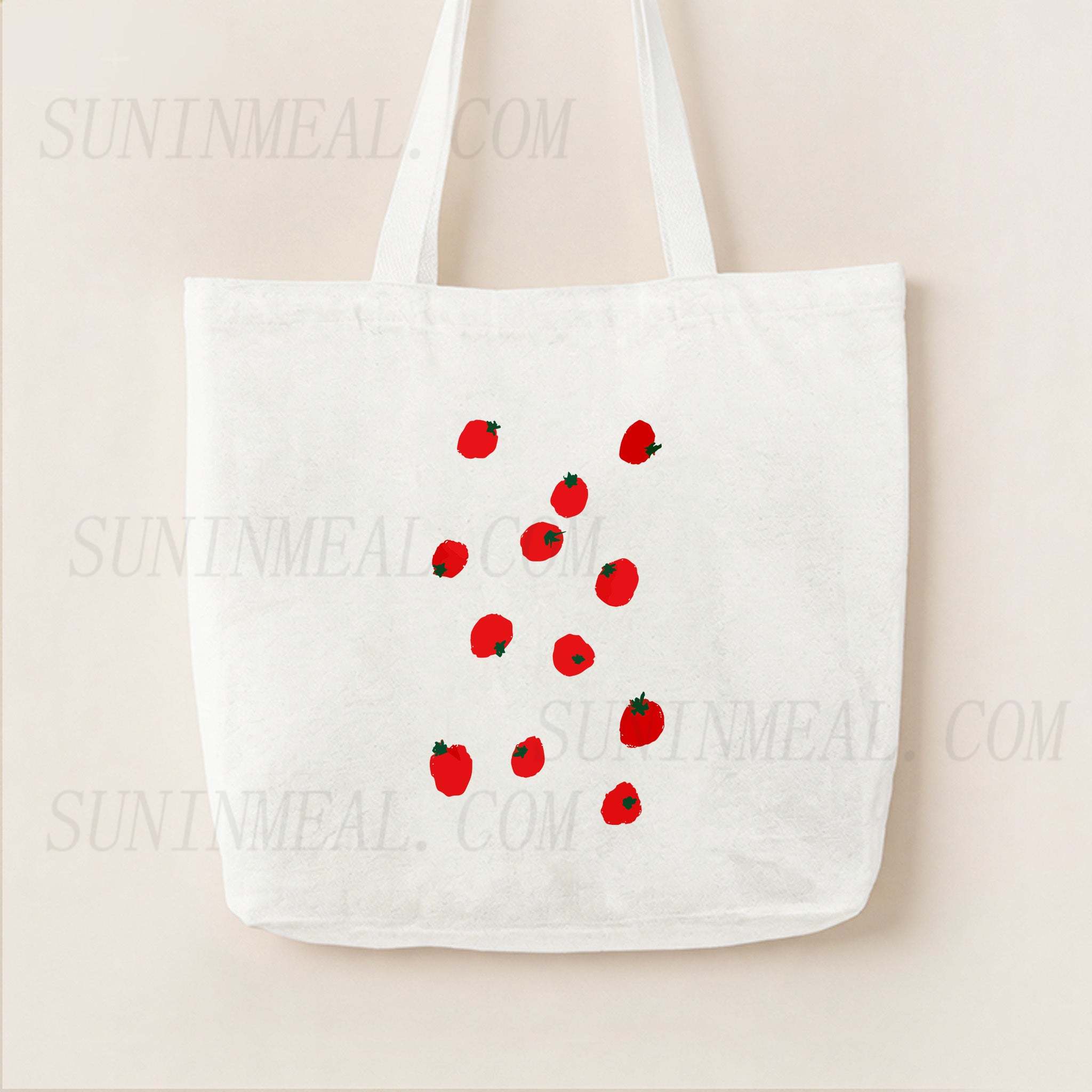 Tomato Canvas Tote Bag