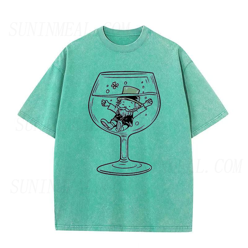 Leprechaun Wine St Patrick's Tee