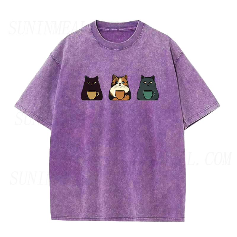 キャットコーヒー ユニセックスTシャツ
