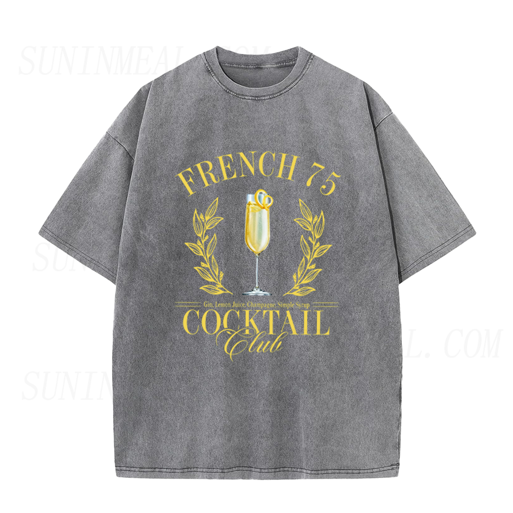 French 75 Cocktail Club Unisex Tee