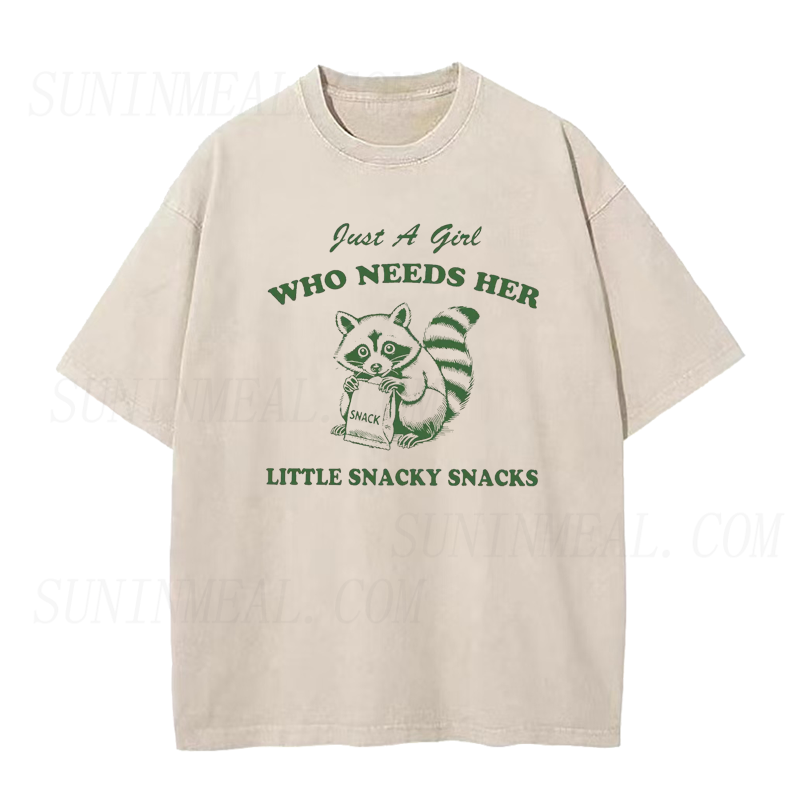 Snacky Snacks Raccoon Tee